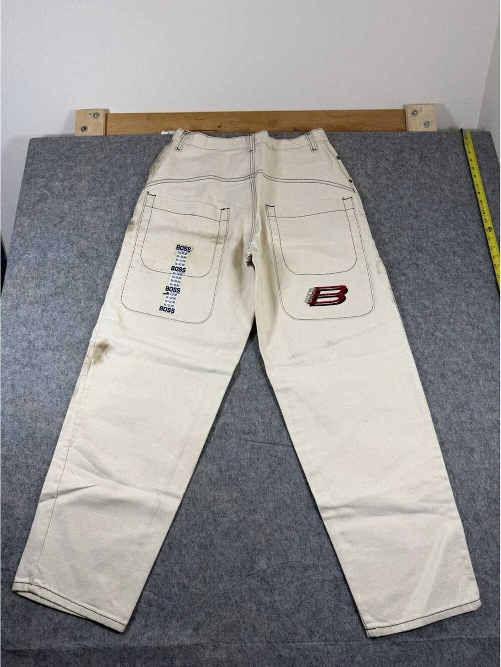 Vintage Boss Jeans Baggy Fit Men’s Tag Size 33x32 Fits 32x31 New With Tags